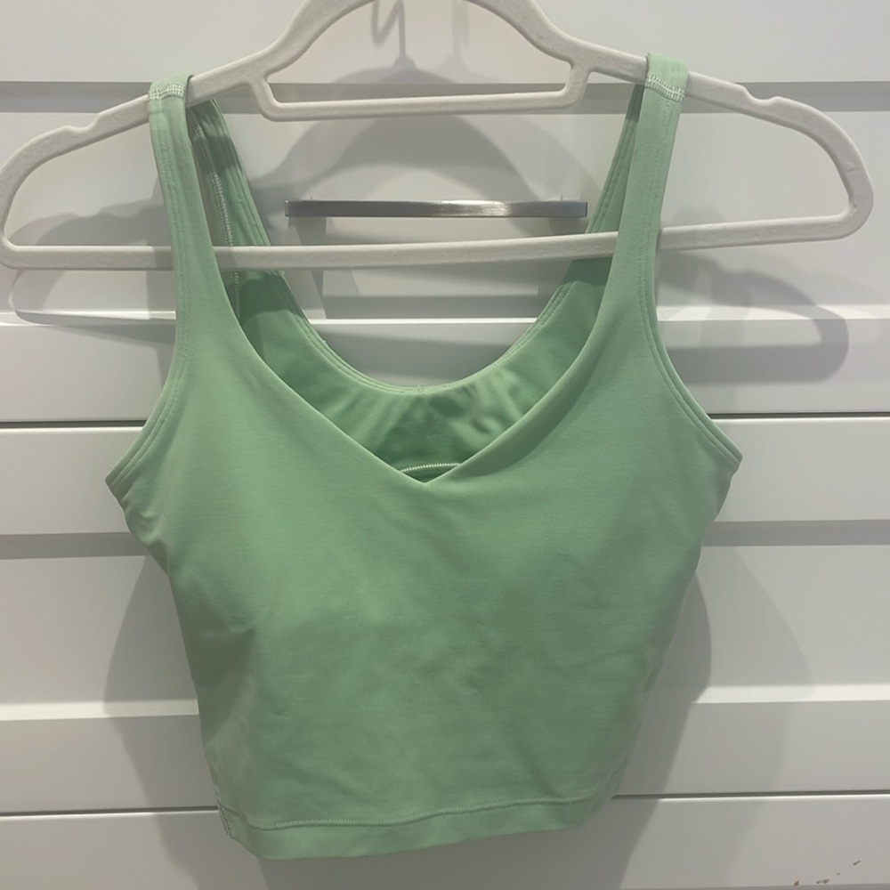 lululemon athletica Mint Green Tank Top
